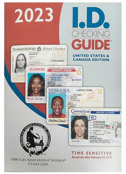Notary ID Checking Guide 2023 Edition for Indiana Notaries