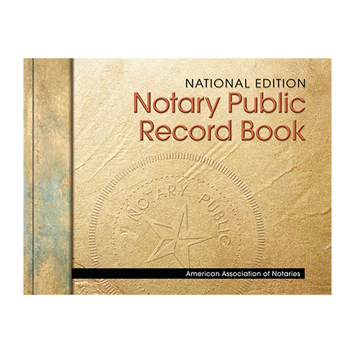 Indiana Notary Public Journal (Record Book) - Stone Cover