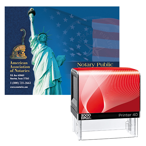 Indiana Notary Supplies Value Package II Notary Supplies Value Package (All States) - Includes Microban Anti-microbial Stamp