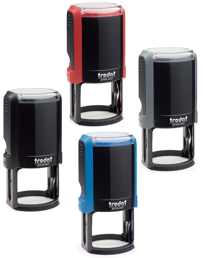 Indiana Notary Stamp - Trodat 4642 Notary Self-inking Stamp (Round)