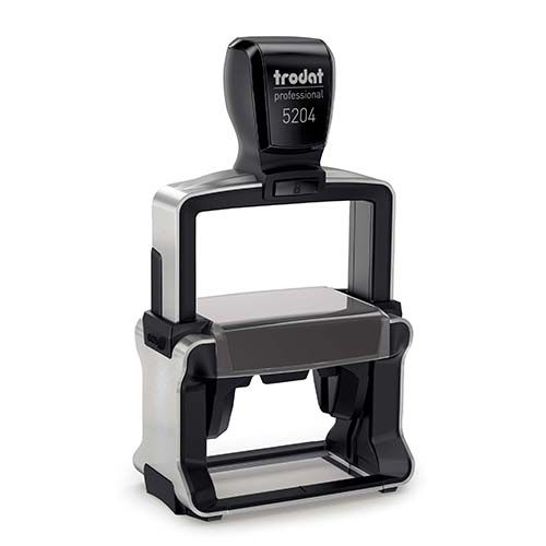 This Indiana heavy-duty, self-inking notary stamp is designed for 24/7 use or for notaries who want their stamps to last many years. The notary stamp's sturdy steel core guarantees durability and stability. The stamp handle fits comfortably in your hand and with gentle pressure produces the sharpest notary seal impression with ease. The ink pad can be easily replaced or re-inked. Available in five ink colors. Available in five ink colors.