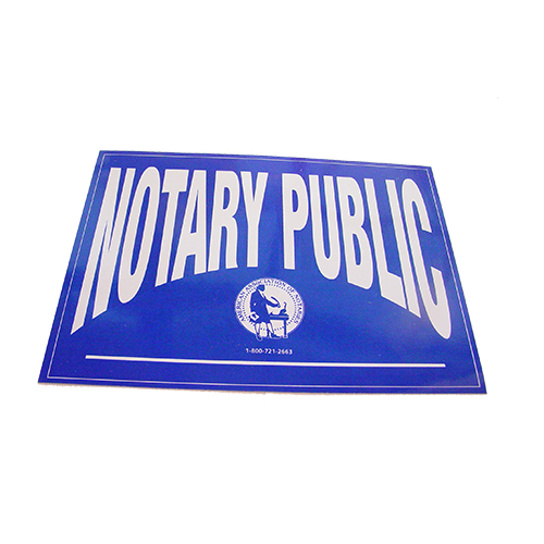 40 OFF Indiana Notary Signs American Assoc. of Notaries